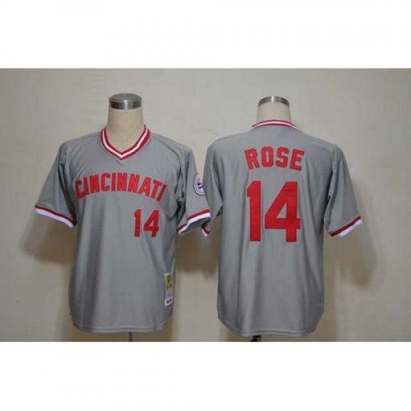 Mitchell And Ness Cincinnati Reds #14 Pete Rose Gr...