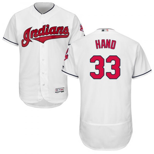 Cleveland Guardians #33 Brad Hand White Flexbase A...