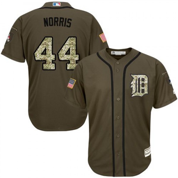 Detroit Tigers #44 Daniel Norris Green Salute to S...