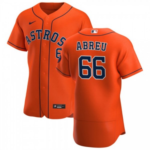 Houston Houston Astros #66 Bryan Abreu Men's ...