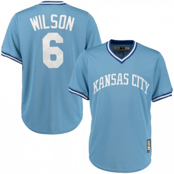 Kansas City Kansas City Royals #6 Willie Wilson Ma...