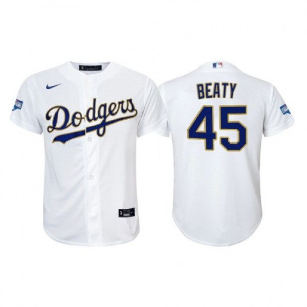 Los Angeles Los Angeles Dodgers #45 Matt Beaty You...