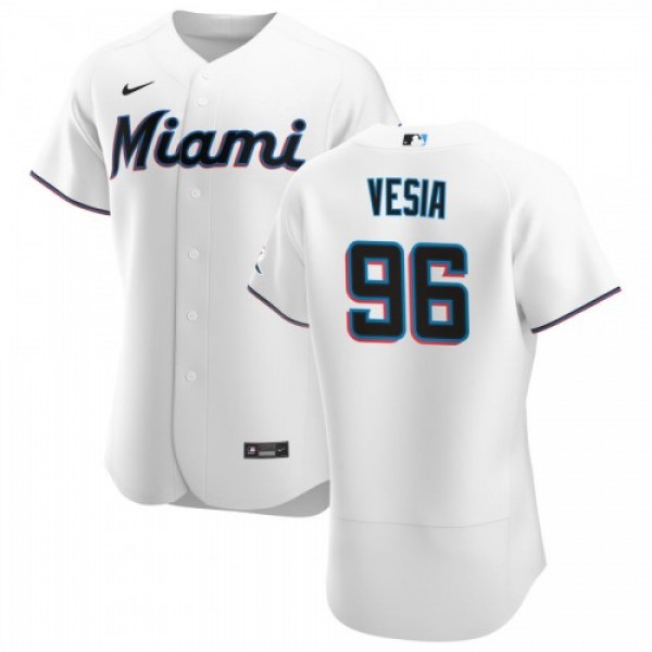 Miami Miami Marlins #96 Alex Vesia Men's Nike...