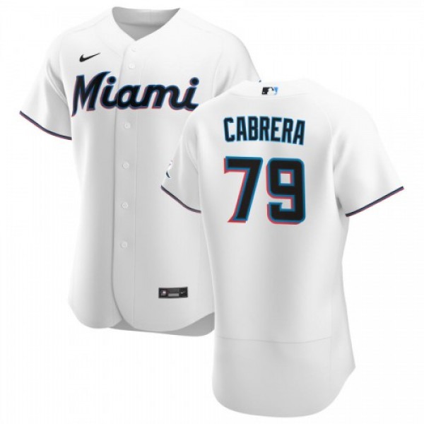 Miami Miami Marlins #79 Edward Cabrera Men's ...