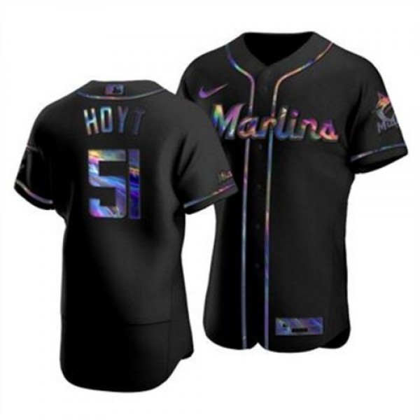 Miami Miami Marlins #51 James Hoyt Men's Nike...