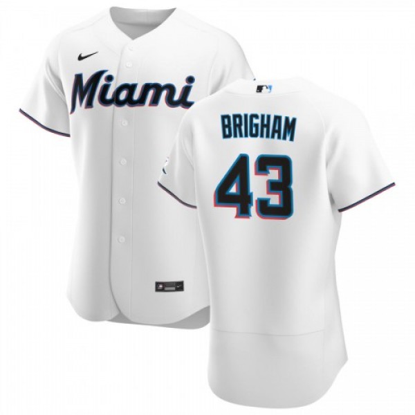 Miami Miami Marlins #43 Jeff Brigham Men's Ni...