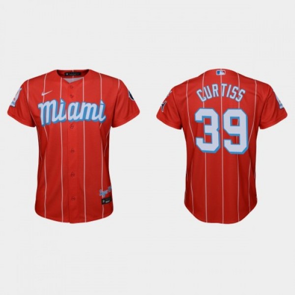 Miami Miami Marlins #39 John Curtiss Youth Nike 20...