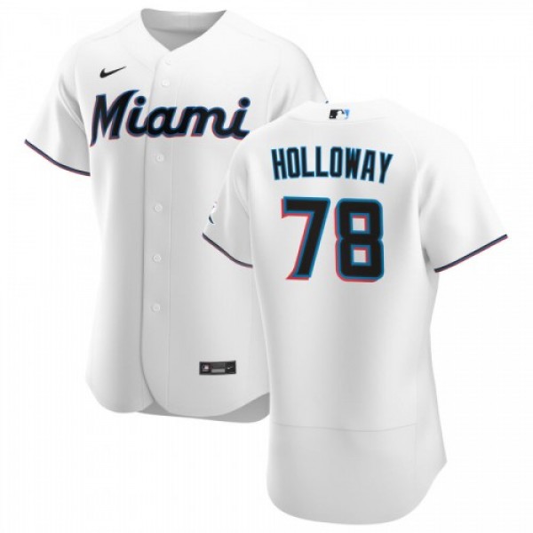 Miami Miami Marlins #78 Jordan Holloway Men's...