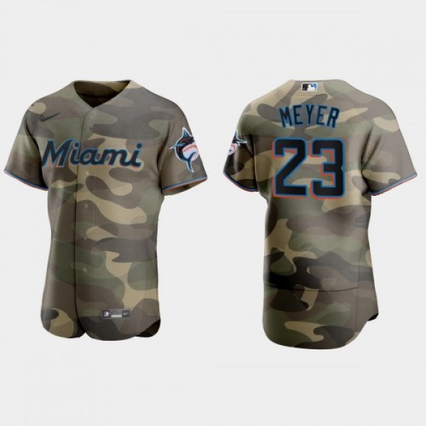 Miami Miami Marlins #23 Max Meyer Men's Nike ...