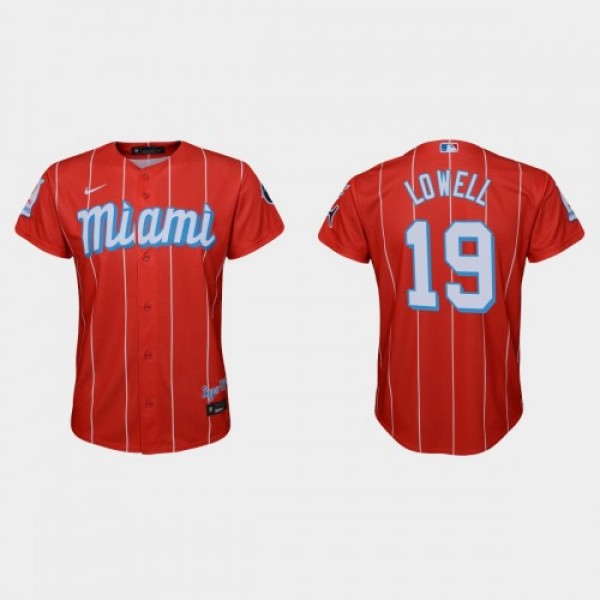 Miami Miami Marlins #19 Mike Lowell Youth Nike 202...