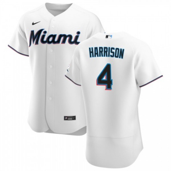 Miami Miami Marlins #4 Monte Harrison Men's N...