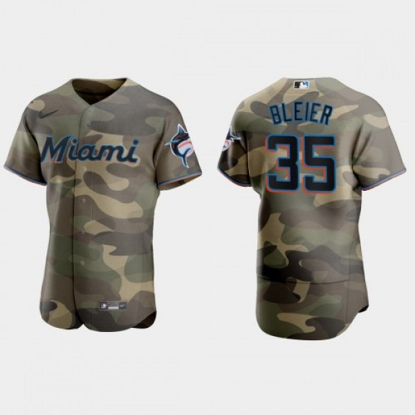 Miami Miami Marlins #35 Richard Bleier Men's ...