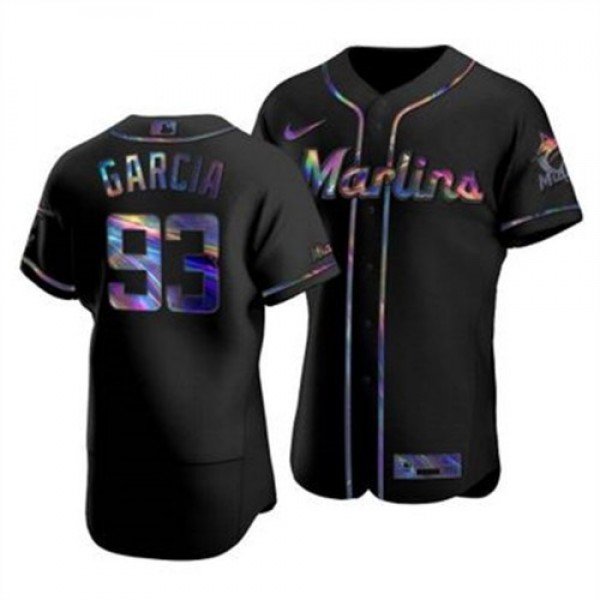 Miami Miami Marlins #93 Yimi Garcia Men's Nik...