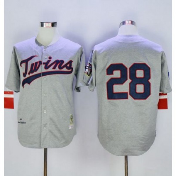 Mitchell And Ness 1969 Minnesota Twins #28 Bert Bl...