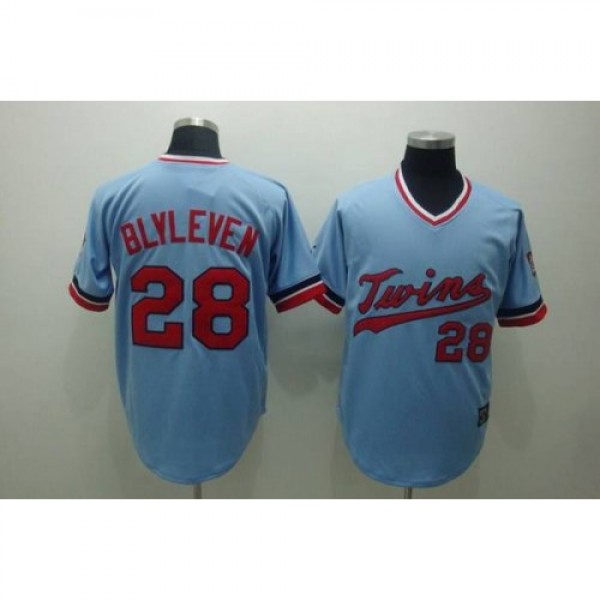 Mitchelland Ness Minnesota Twins #28 Bert Blyleven...