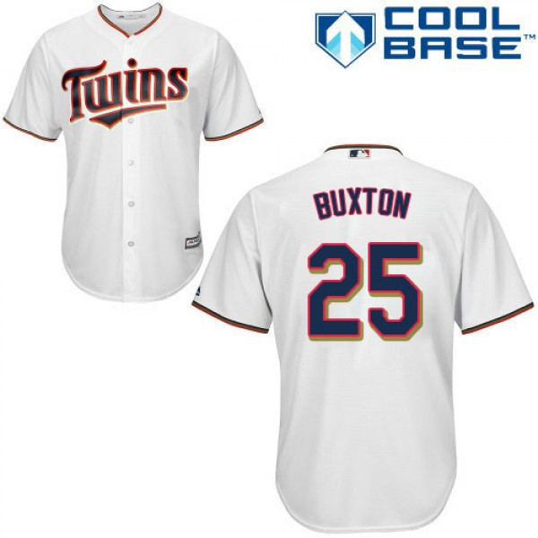 Minnesota Twins #25 Byron Buxton White Cool Base S...