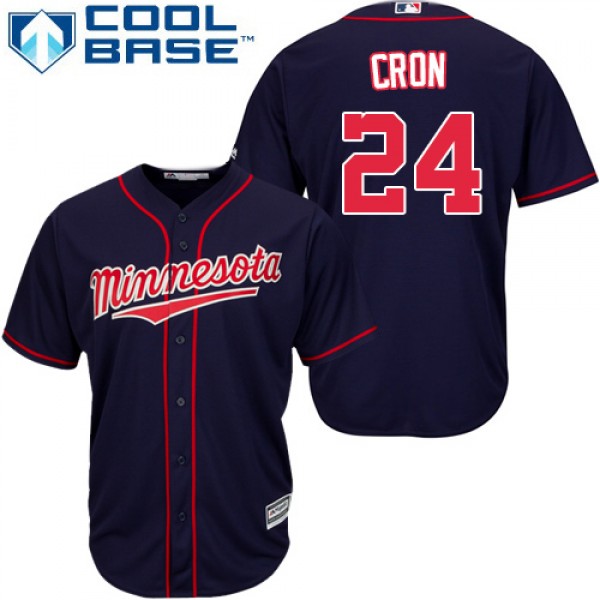 Minnesota Twins #24 C.J. Cron Navy Blue Cool Base ...