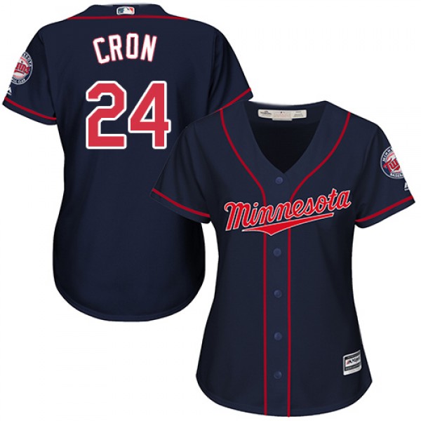 Minnesota Twins #24 C.J. Cron Navy Blue Alternate ...