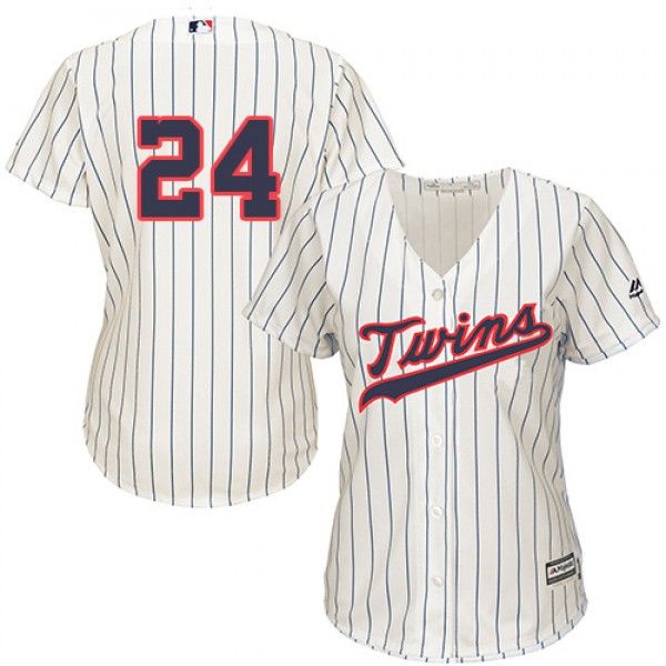 Minnesota Twins #24 C.J. Cron Cream Strip Alternat...