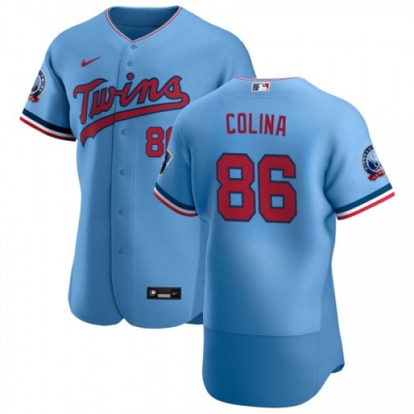 Minnesota Minnesota Twins #86 Edwar Colina Men...