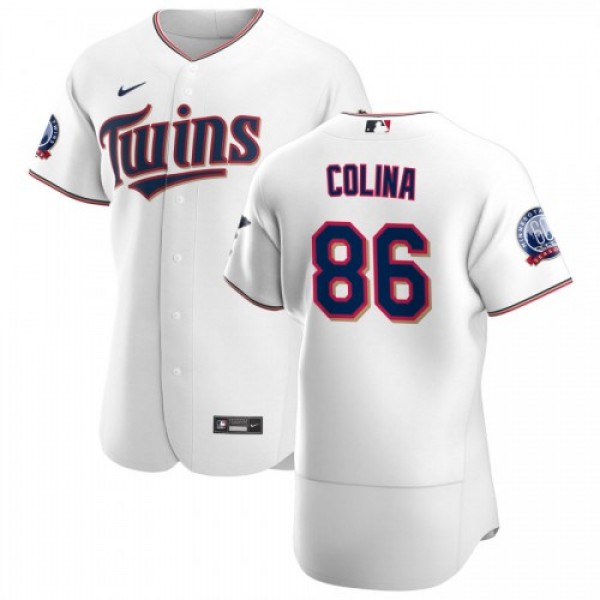 Minnesota Minnesota Twins #86 Edwar Colina Men...