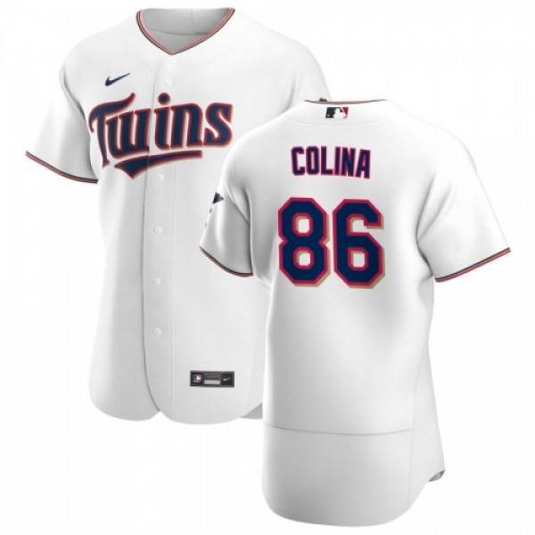 Minnesota Minnesota Twins #86 Edwar Colina Men...