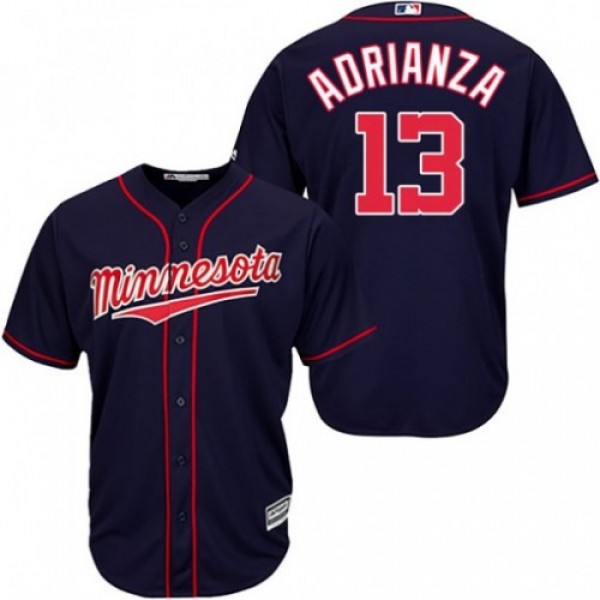 Minnesota Twins #13 Ehire Adrianza Navy Blue Cool ...