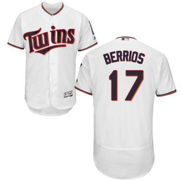 Minnesota Twins #17 Jose Berrios White Flexbase Au...