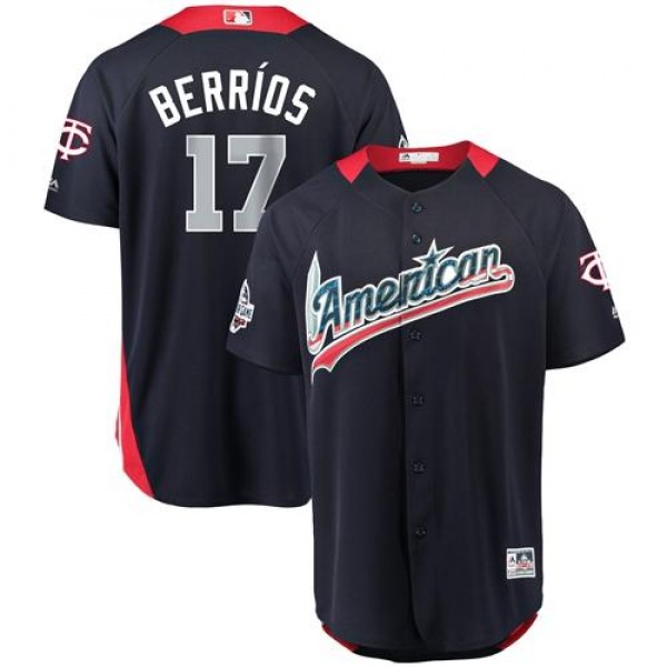 Minnesota Twins #17 Jose Berrios Navy Blue 2018 Al...