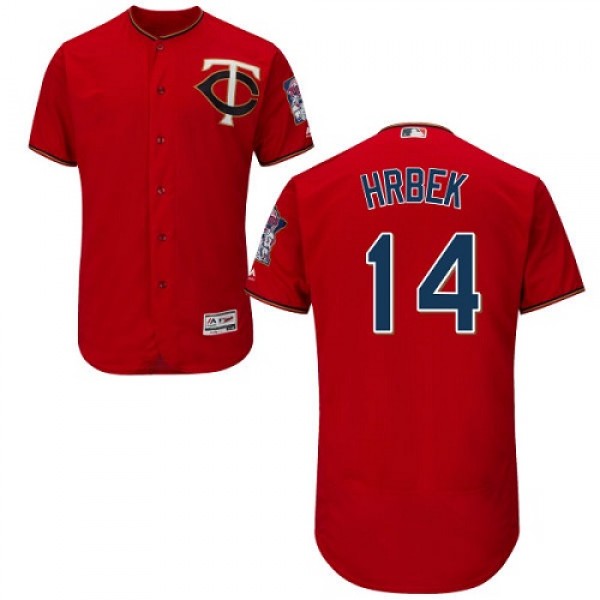 Minnesota Twins #14 Kent Hrbek Red Flexbase Authen...