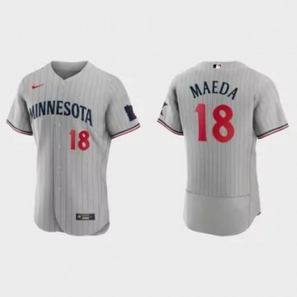 Minnesota Minnesota Twins #18 Kenta Maeda Men'...