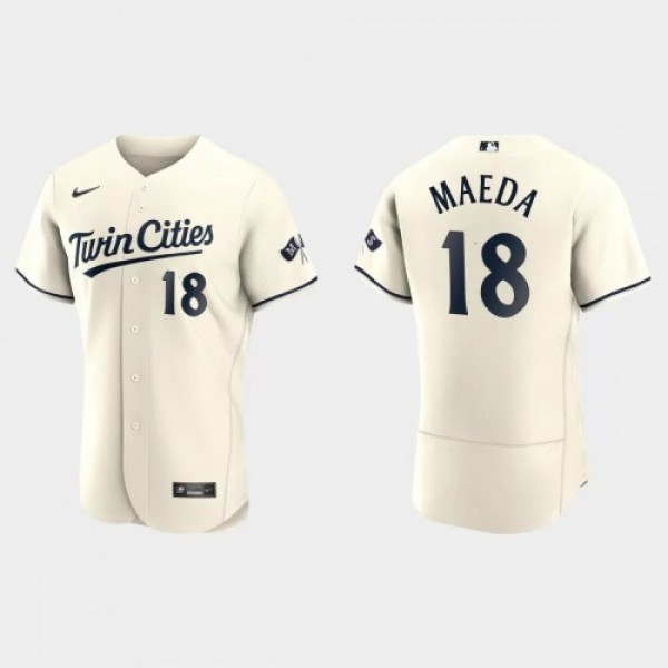 Minnesota Minnesota Twins #18 Kenta Maeda Men'...