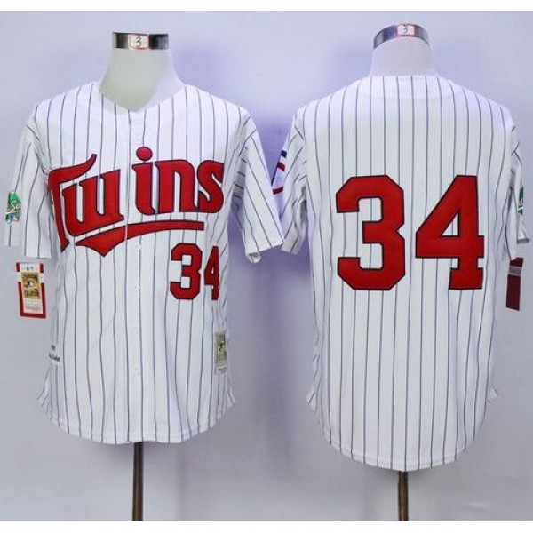 Mitchell And Ness 1991 Minnesota Twins #34 Kirby P...