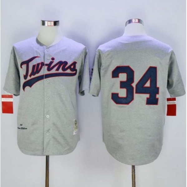 Mitchell And Ness 1969 Minnesota Twins #34 Kirby P...