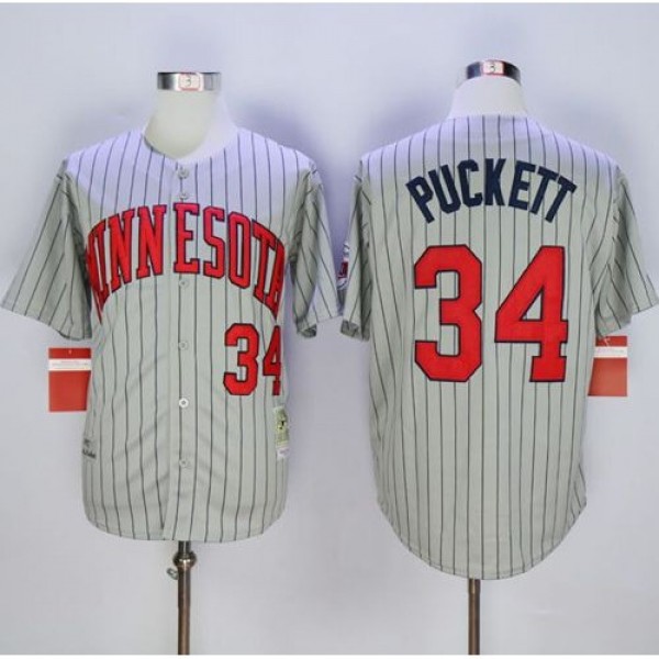 Mitchell And Ness 1987 Minnesota Twins #34 Kirby P...