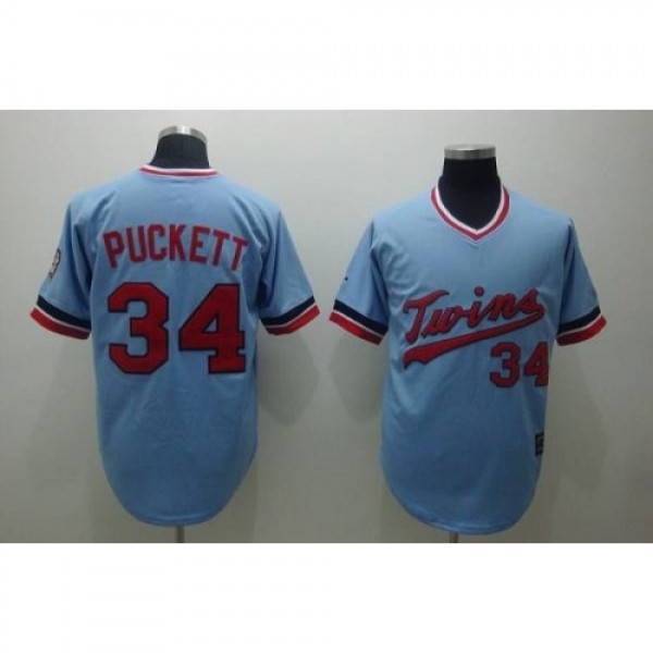 Mitchelland Ness Minnesota Twins #34 Kirby Puckett...