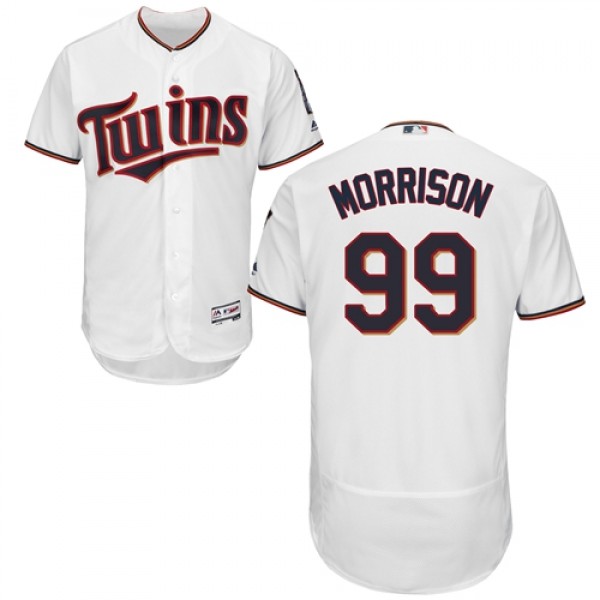 Minnesota Twins #99 Logan Morrison White Flexbase ...