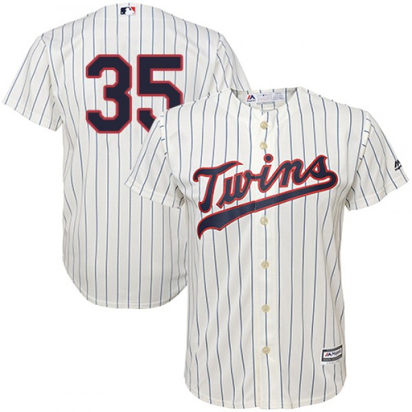 Minnesota Twins #35 Michael Pineda Cream Strip Coo...