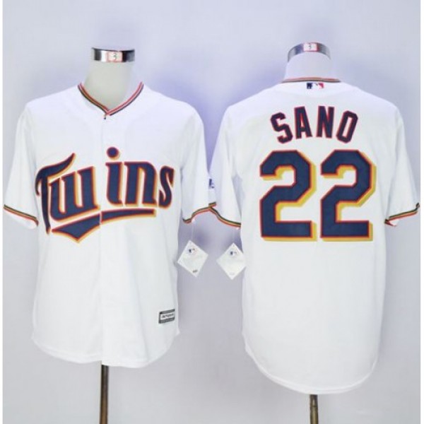 Minnesota Twins #22 Miguel Sano New White Cool Bas...