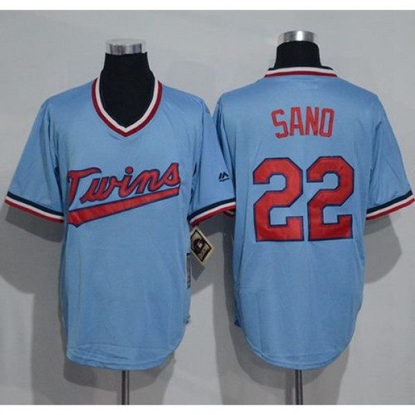 Minnesota Twins #22 Miguel Sano Light Blue Coopers...