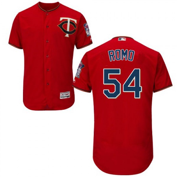 Minnesota Twins #54 Sergio Romo Red Flexbase Authe...