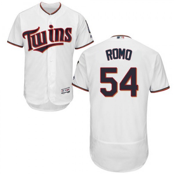 Minnesota Twins #54 Sergio Romo White Flexbase Aut...