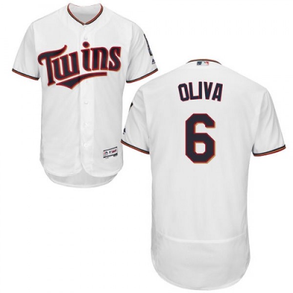 Minnesota Twins #6 Tony Oliva White Flexbase Authe...