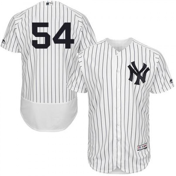 New York Yankees #54 Aroldis Chapman White Strip F...