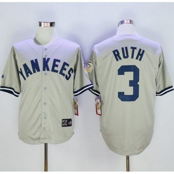 Mitchell And Ness 75TH New York Yankees #3 Babe Ru...