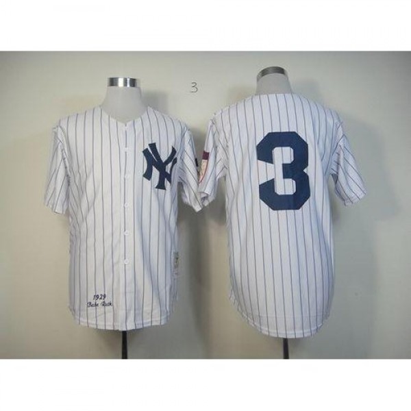 Mitchell And Ness 1929 New York Yankees #3 Babe Ru...