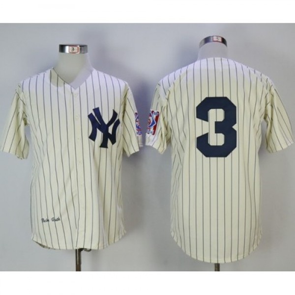 Mitchell And Ness New York Yankees #3 Babe Ruth Cr...