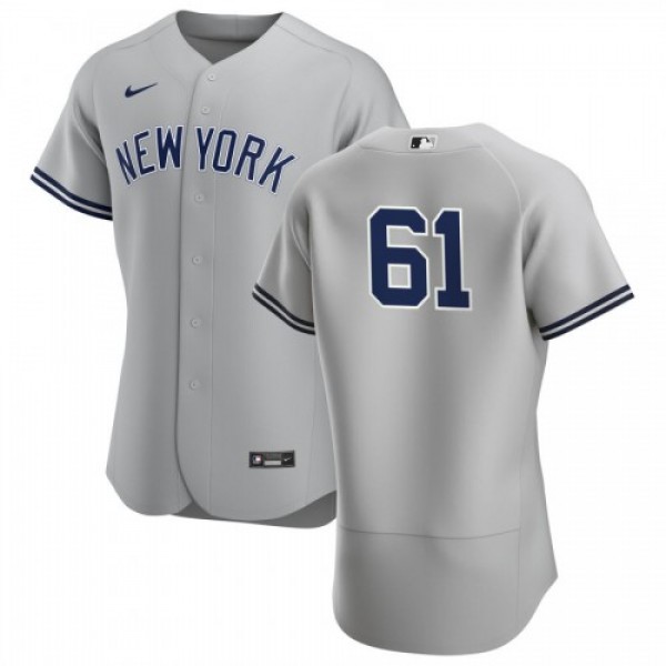 New York New York Yankees #61 Ben Heller Men'...