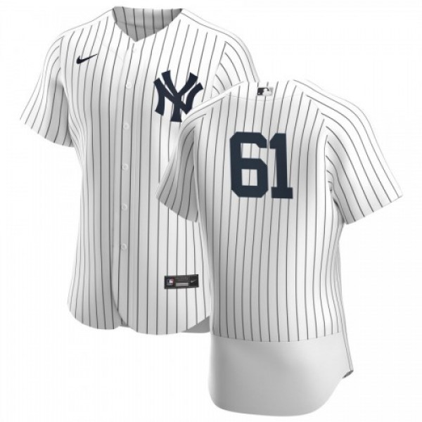 New York New York Yankees #61 Ben Heller Men'...