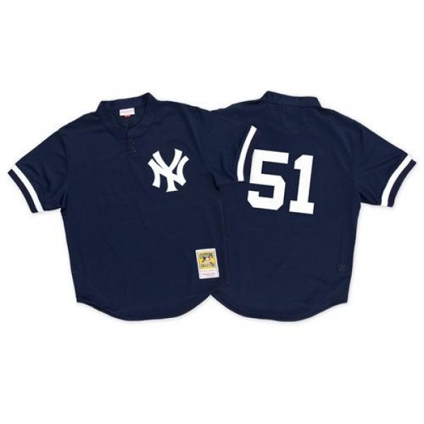 Mitchell And Ness 1995 New York Yankees #51 Bernie...